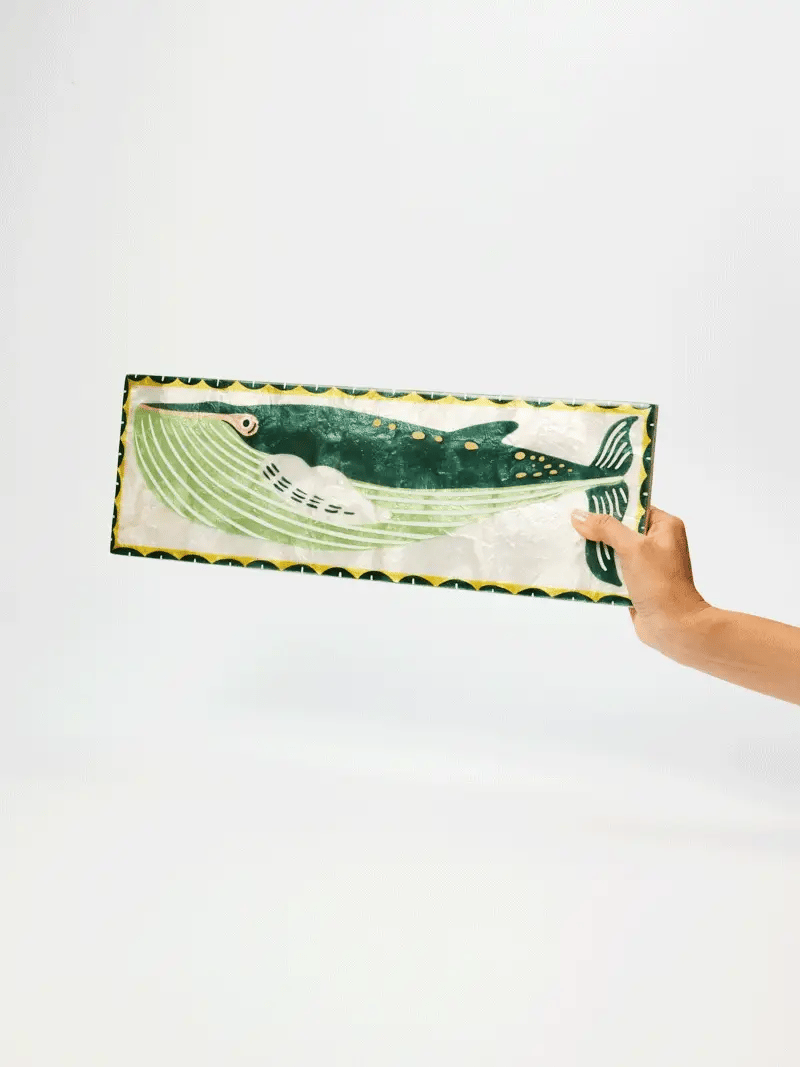 Jones & Co Mariner Whale Wall Art