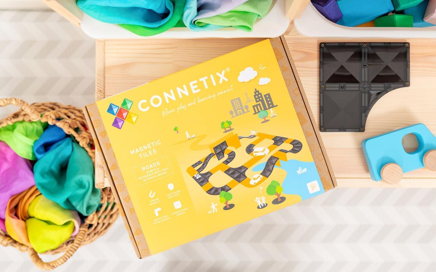 Connetix Ramps & Intersection Pack 16 pc