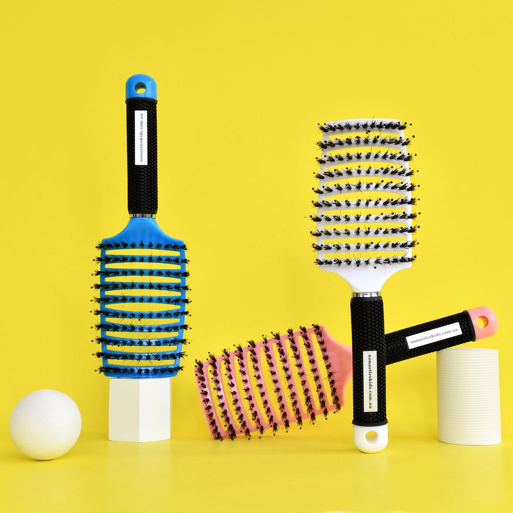 No Nasties Slick Kids Detangler Kids Hair Brush