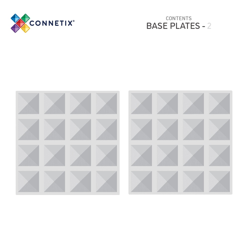 Connetix Base Plate 2pc Assortment