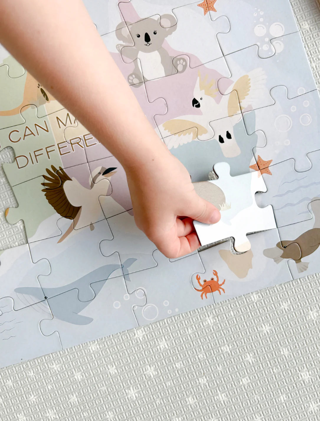 Winnie Parkes Animals Affirmations Puzzle - Double Sided
