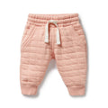 Wilson & Frenchy Pretty Pink Organic Quilted Sweat Pant