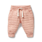 Wilson & Frenchy Pretty Pink Organic Quilted Sweat Pant