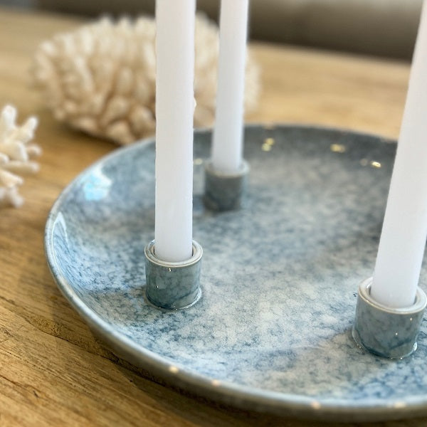 Mediterranean Markets Center Piece 4 Candle Holder