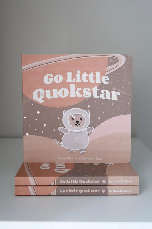 From Rosalie  Go Little Quokstar - Kids Board Book