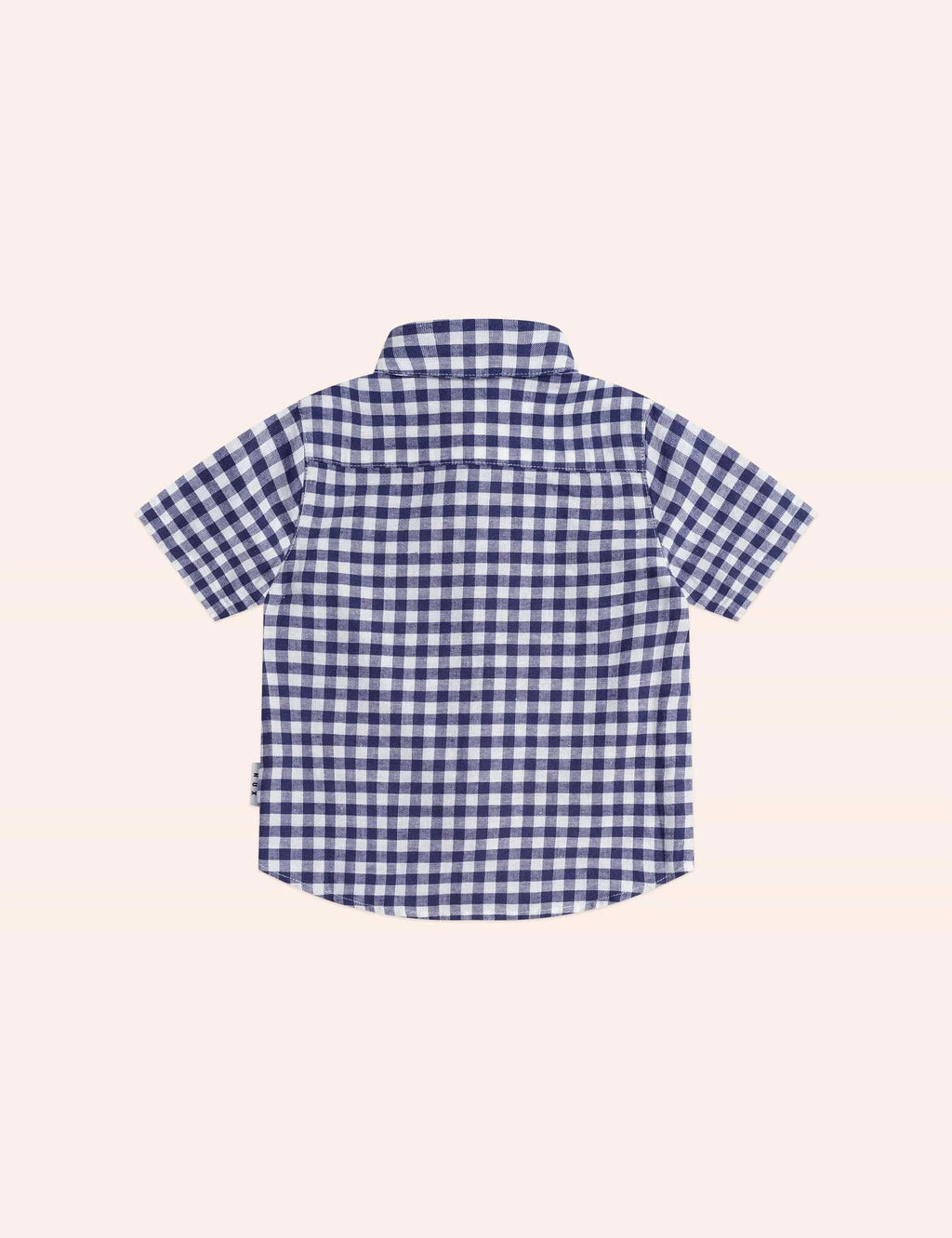 Huxbaby Huxbear Button Up Blue Check