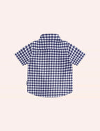 Huxbaby Huxbear Button Up Blue Check
