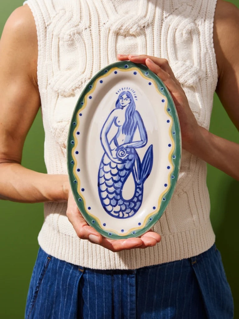 Jones & Co Piccolo Vita Mermaid Plate