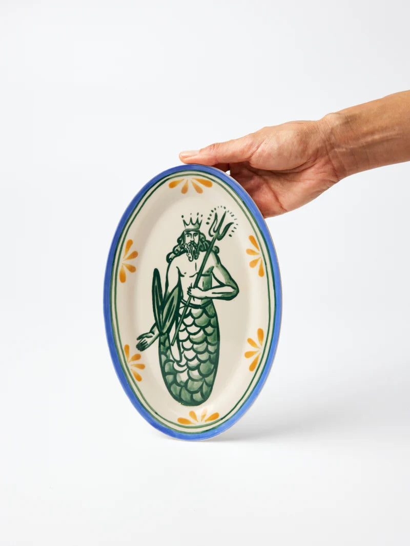 Jones & Co Piccolo Vita Trident Plate