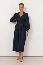 Adorne Vivi Lightweight Denim Midi Dress