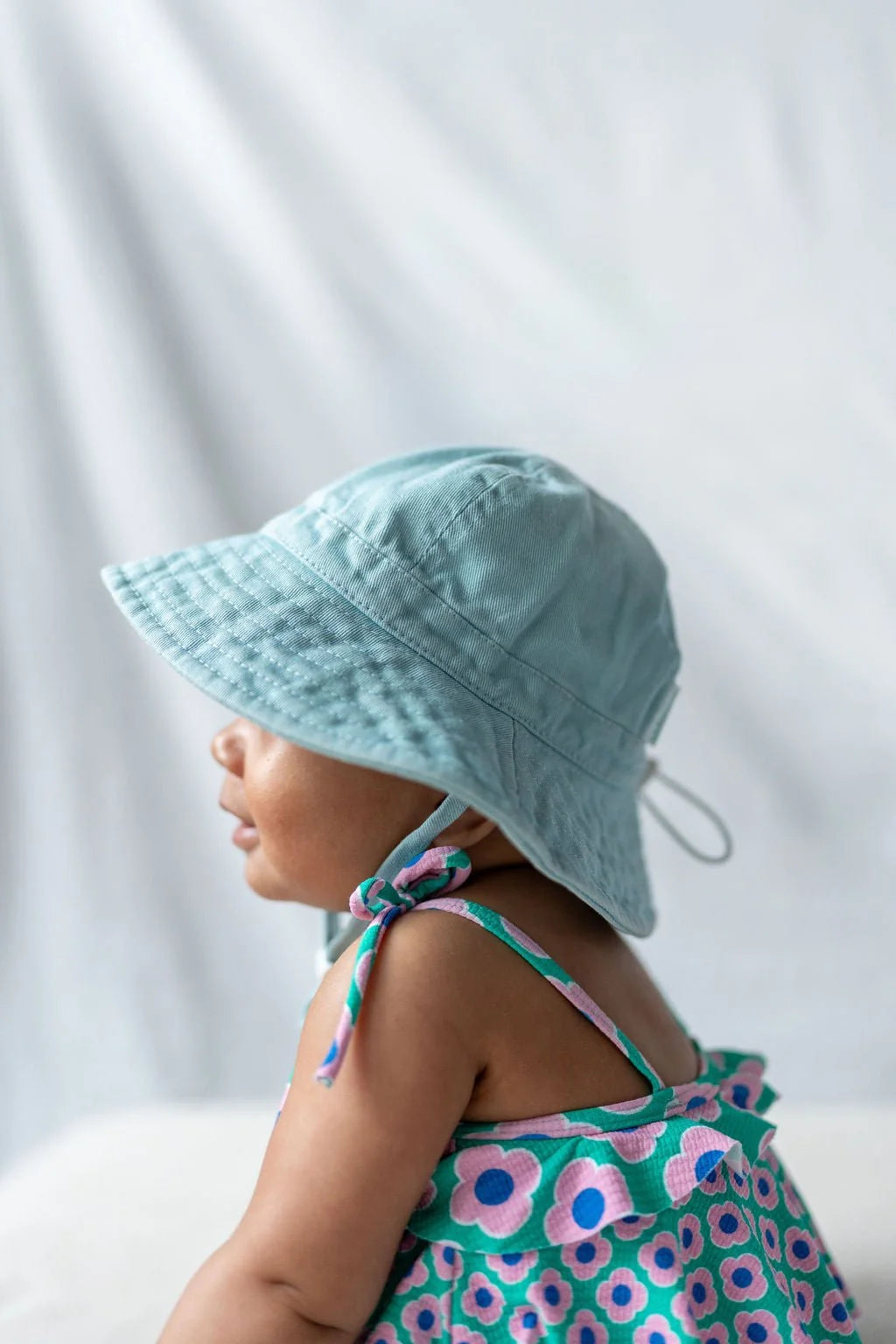 Acorn Wide Brim Infant Hat