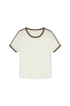 ARCAA Mischa Tee - Cream & Cacao