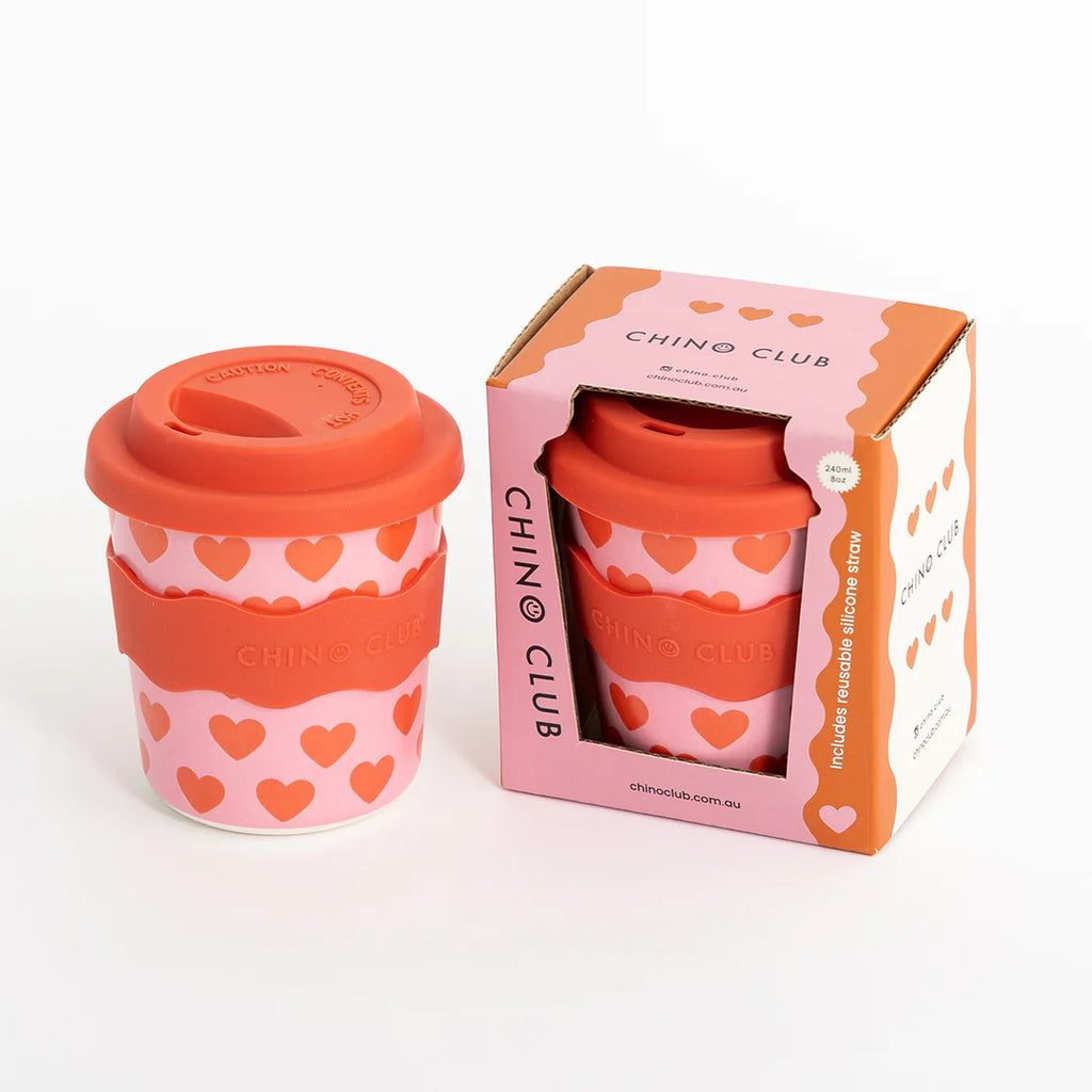 Chino Club - Hearts Kids Keep Cup 8 oz