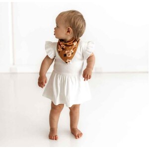 Snuggle Hunny Spring Floral Organic Dribble Bib