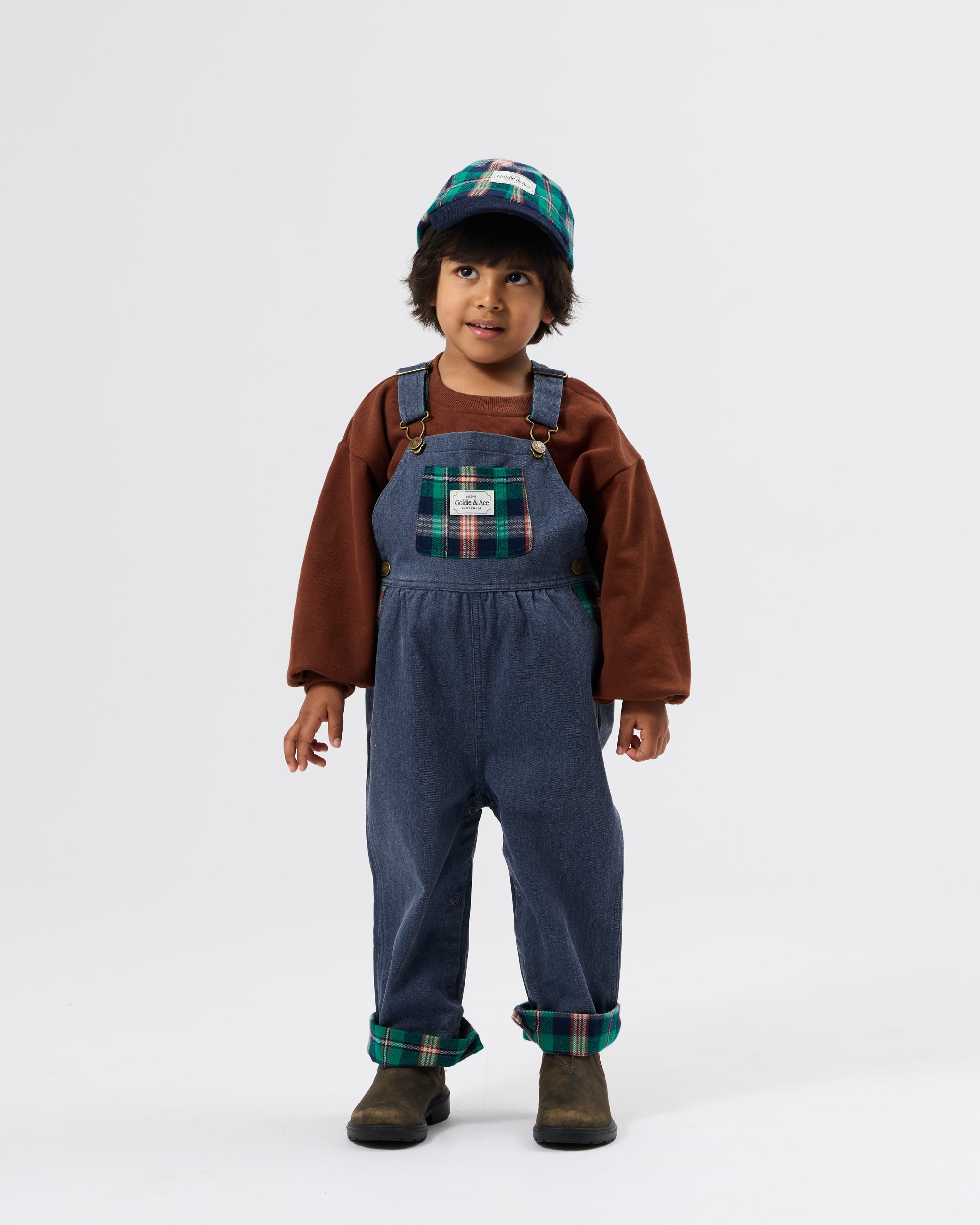 Goldie + Ace Tate Check Cap
