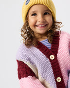 Goldie + Ace Colour Block Knit Cardigan