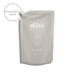 Al.ive Body 900ml Dish Wash Refill - Lemon & Pomegranate