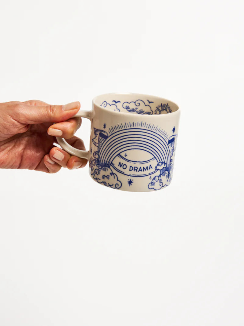 Jones & Co Inked Mug No Drama