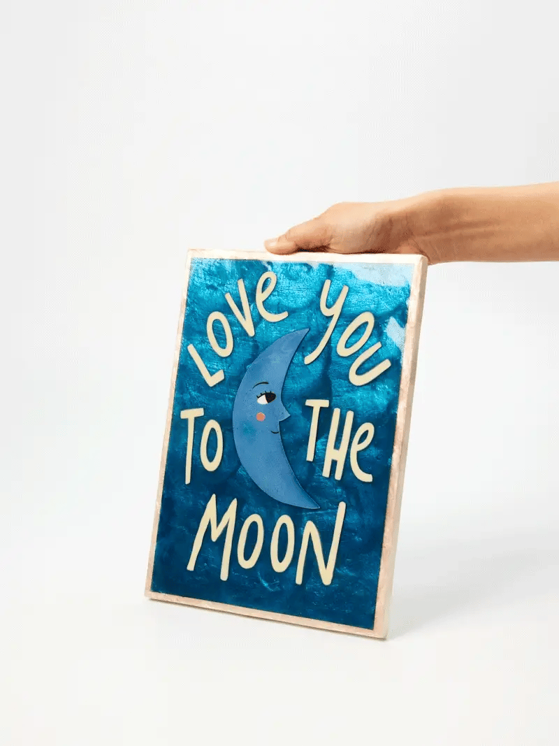 Jones & Co Fun House Moon Tile