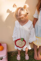 Acorn Apple Straw Bag