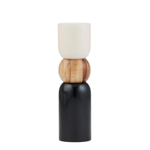 Coast To Coast Pisces Wood S&P Grinder Black