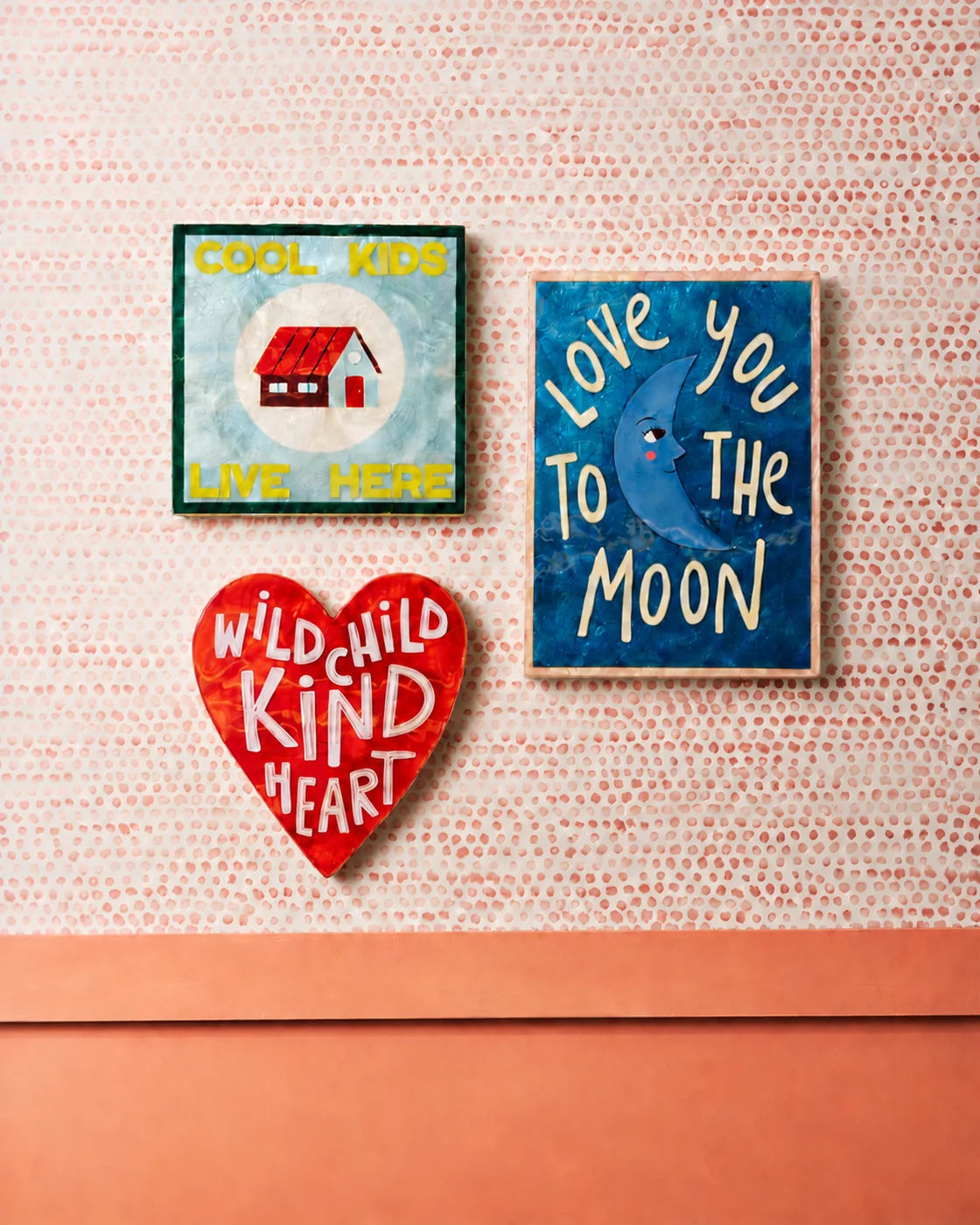 Jones & Co Fun House Moon Tile