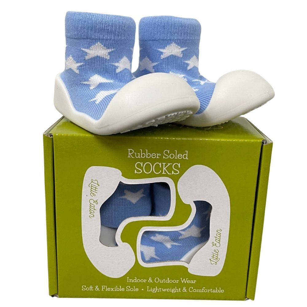 Little Eaton Rubber Soled Star Socks