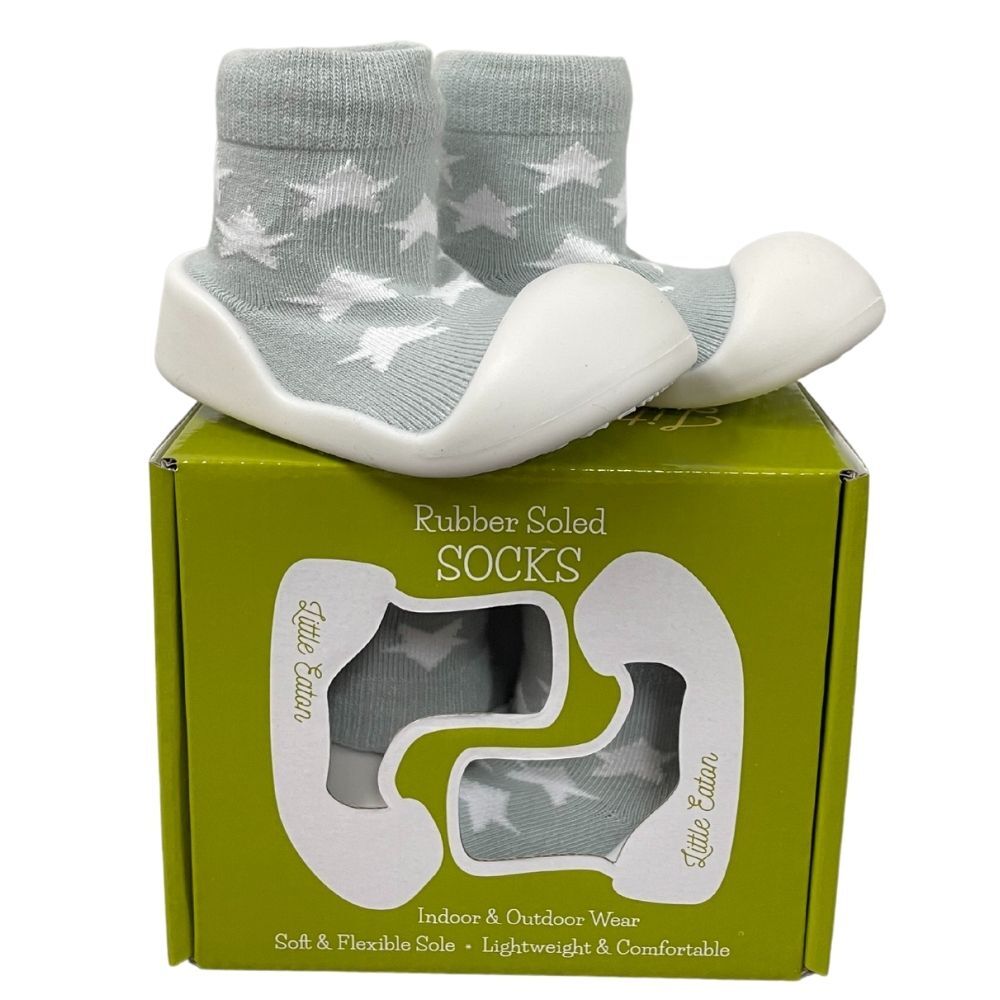 Little Eaton Rubber Soled Star Socks