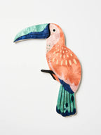 Jones & Co Canopy Toucan Peach Wall Art