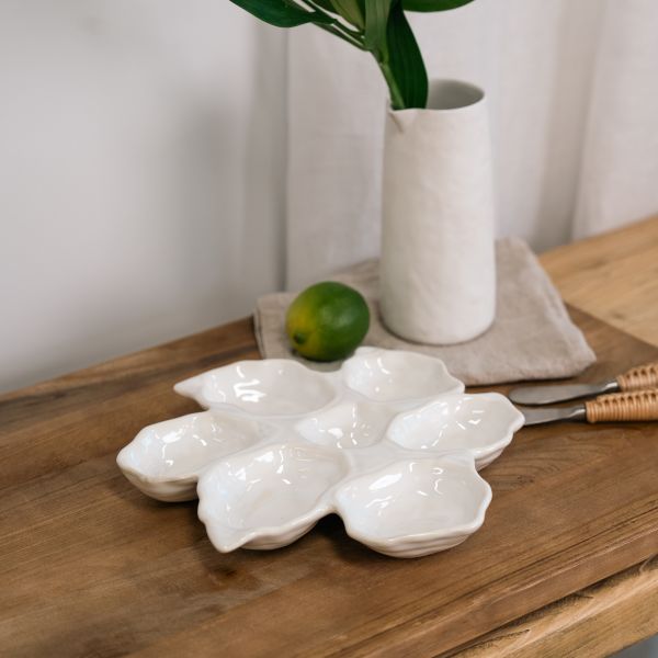 Mediterranean Markets Alba Oyster Plate