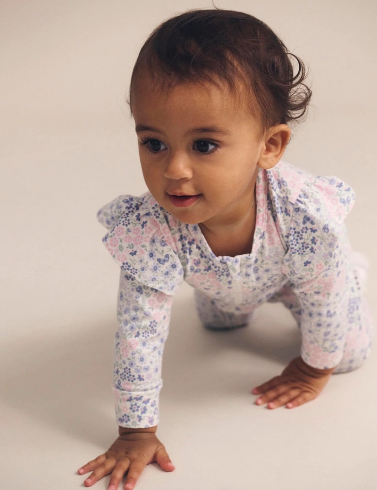 Huxbaby Flower Garden Frill Romper
