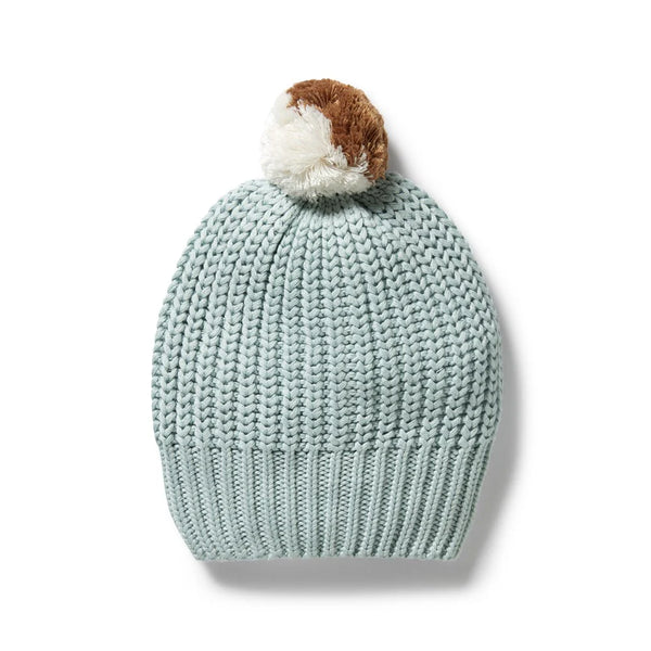 Wilson& Frenchy Duck Egg Organic Knitted Hat