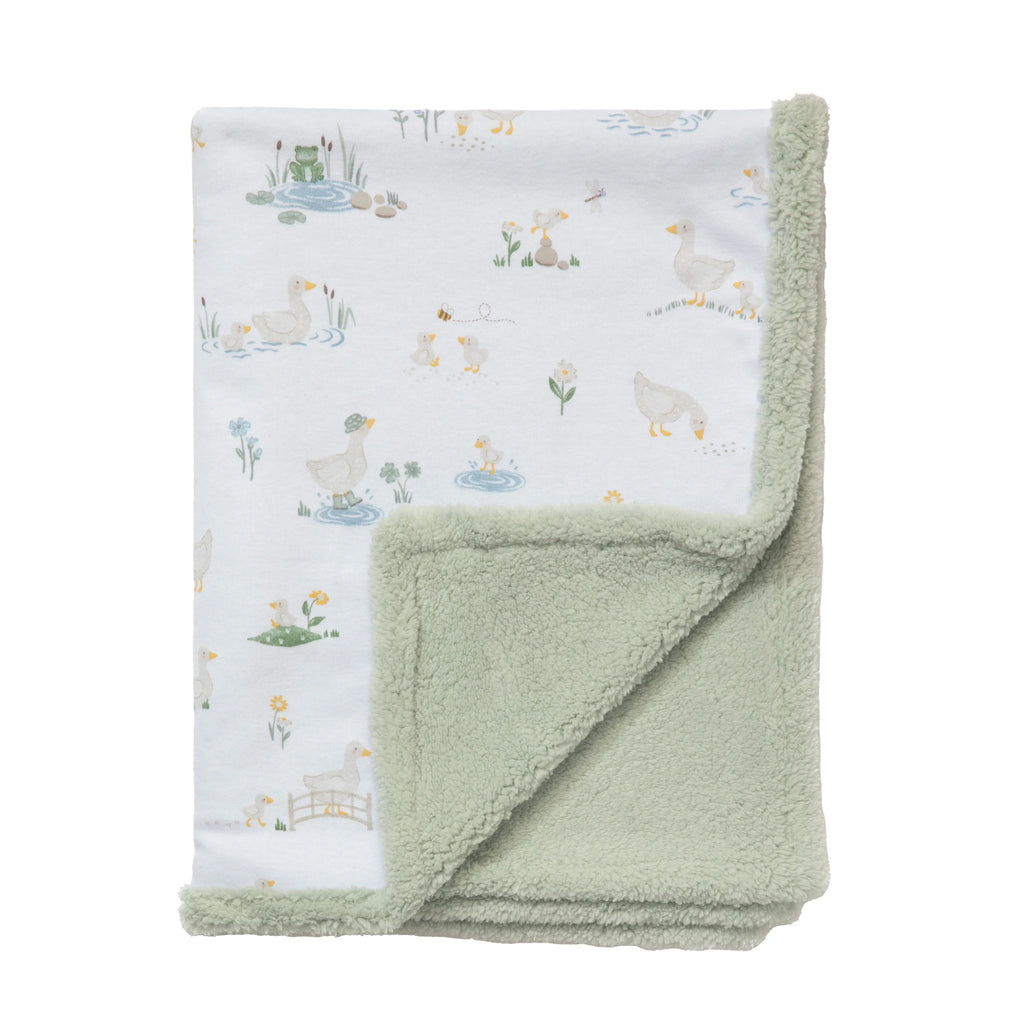 Living Textiles Sherpa Pram Blanket - Assorted