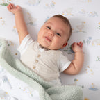 Living Textiles Sherpa Pram Blanket - Assorted
