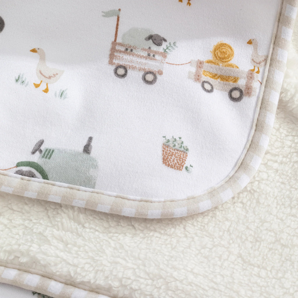 Living Textiles Sherpa Pram Blanket - Assorted