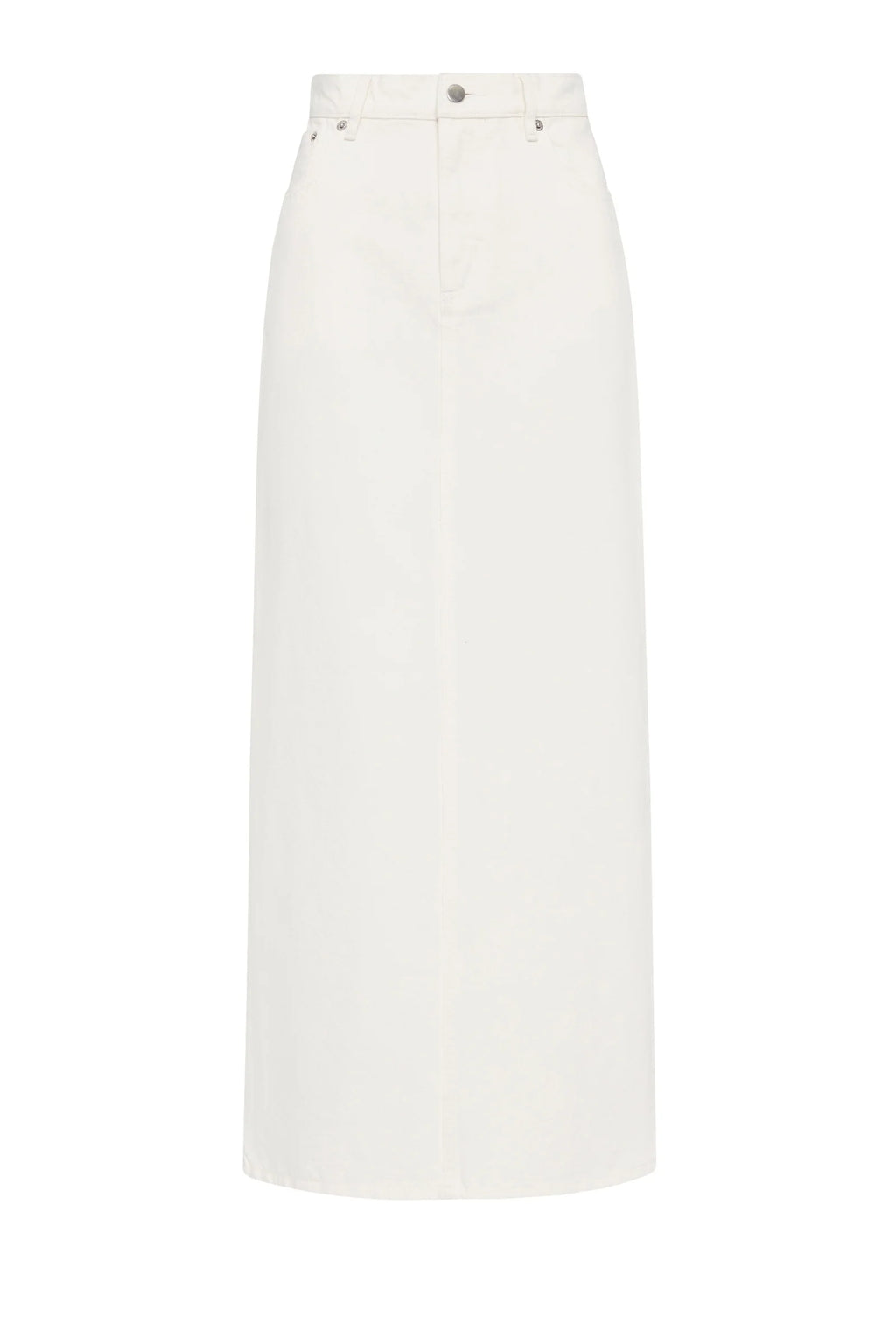 Nude Lucy Organic Denim Maxi Skirt Ecru