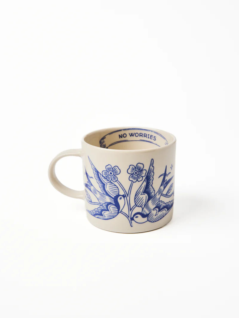 Jones & Co Inked Mug No Worries