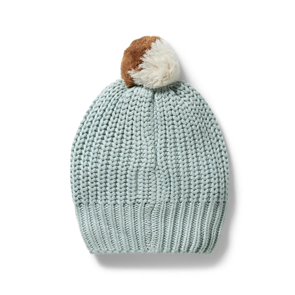 Wilson& Frenchy Duck Egg Organic Knitted Hat