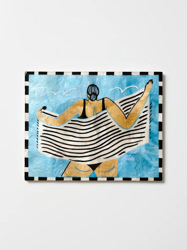 Jones & Co Beach Day Towel Off Wall Art