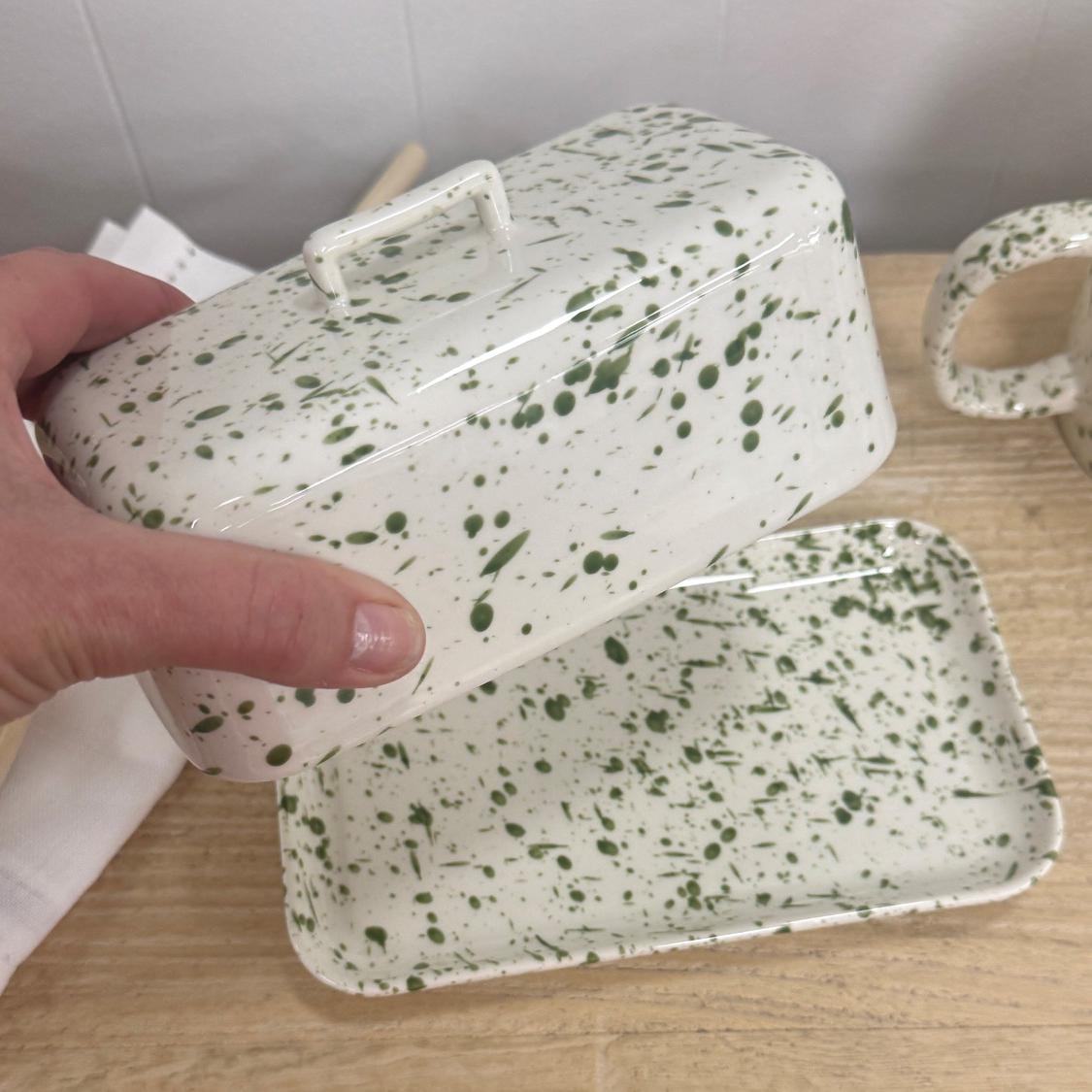 Mediterranean Markets Alba Butter Dish