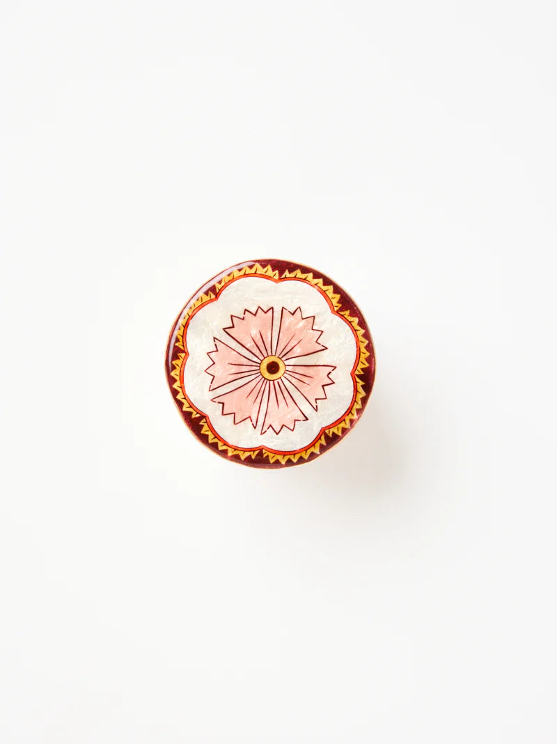 Jones & Co Samira Tall Box Pink Flower