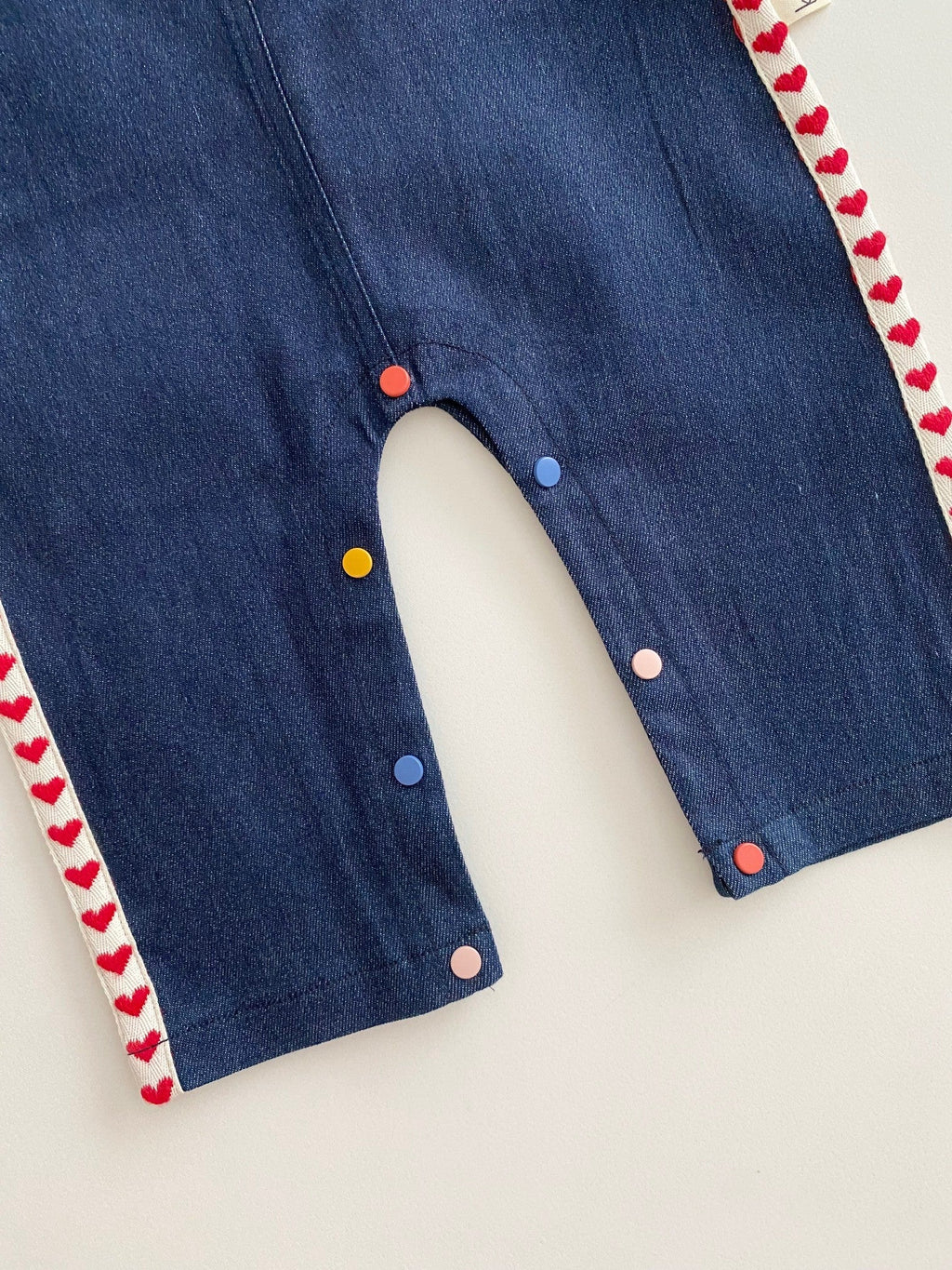 Kapow Kids Denim Love Overalls