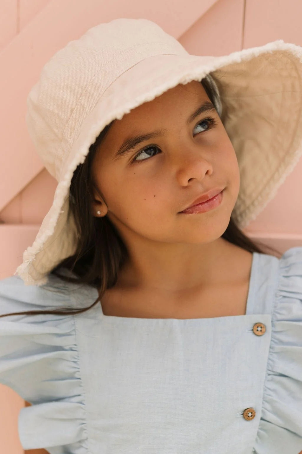 Acorn Frayed Bucket Hat