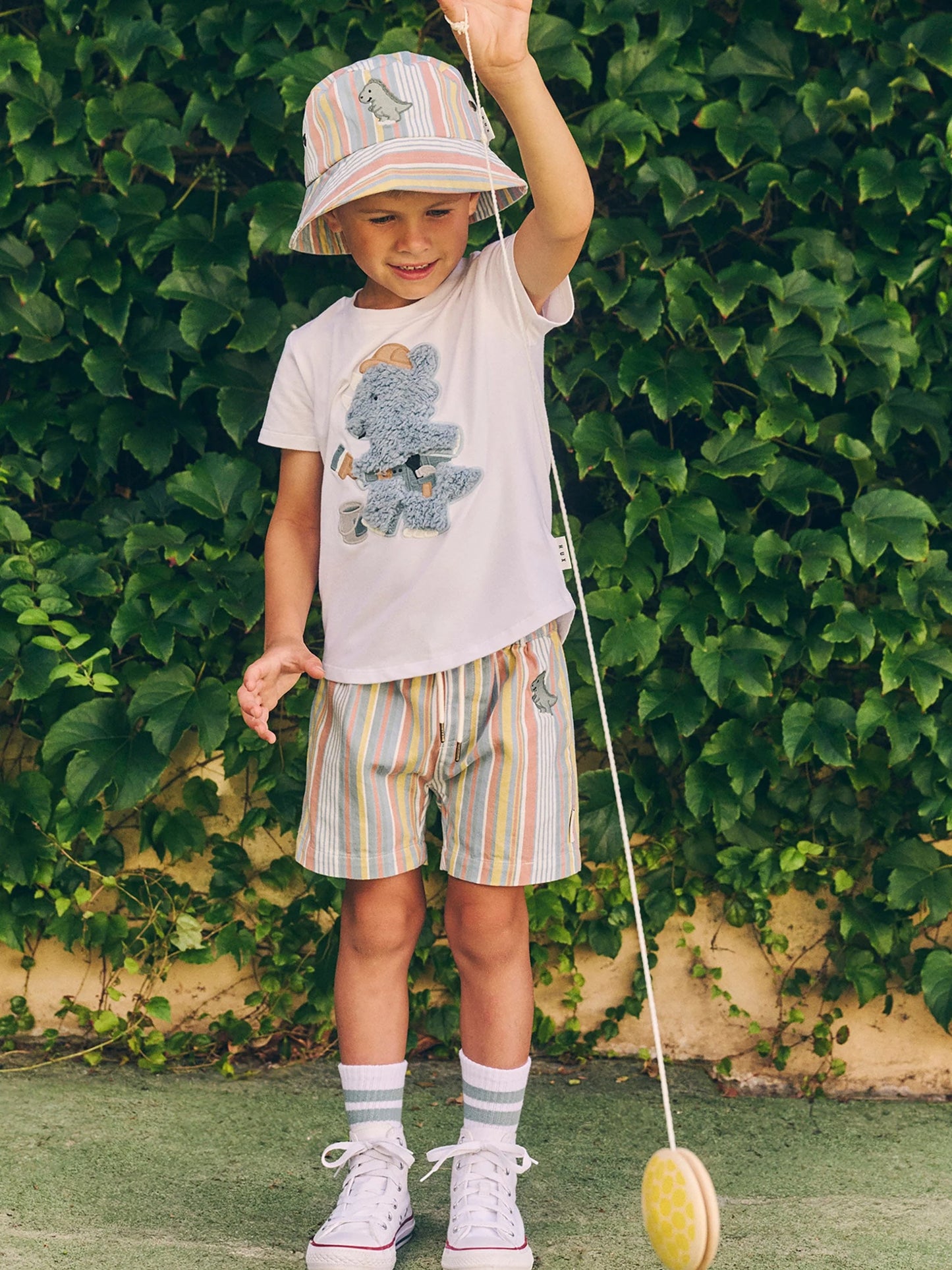 Huxbaby Vintage Stripe Bucket Hat