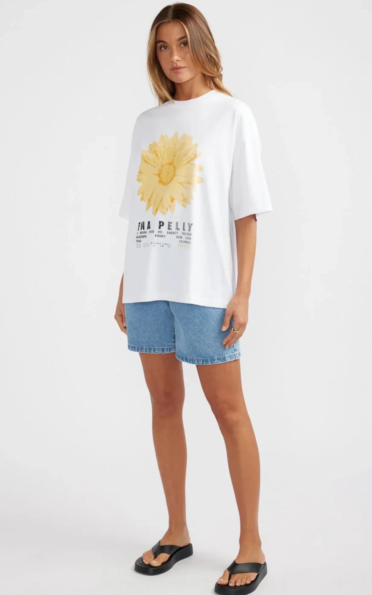 Ena Pelly Flora Tee- White