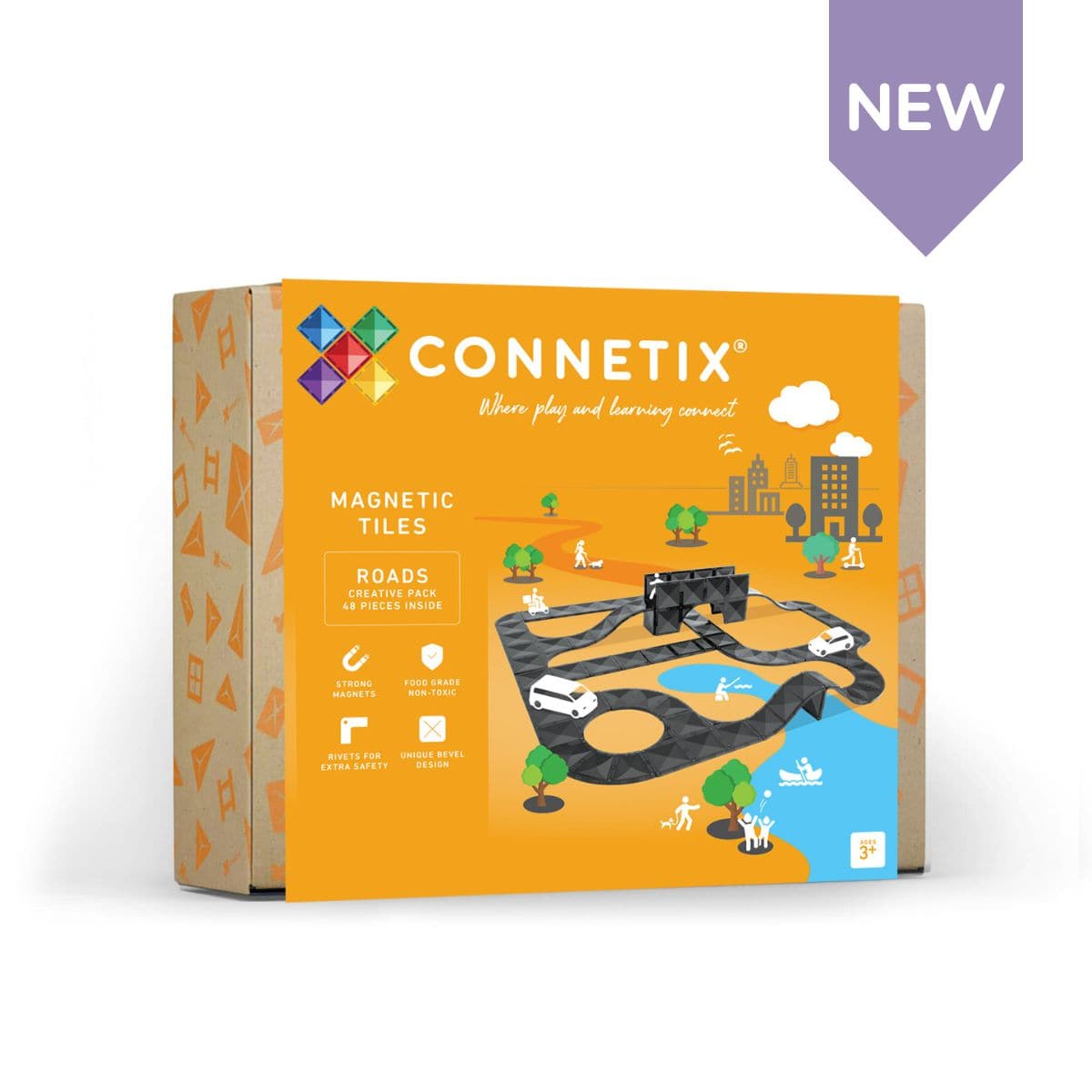 Connetix Creative Road Pack 48pc