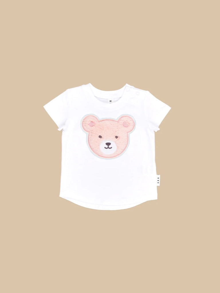 Huxbaby Furry Heart Bear T-Shirt