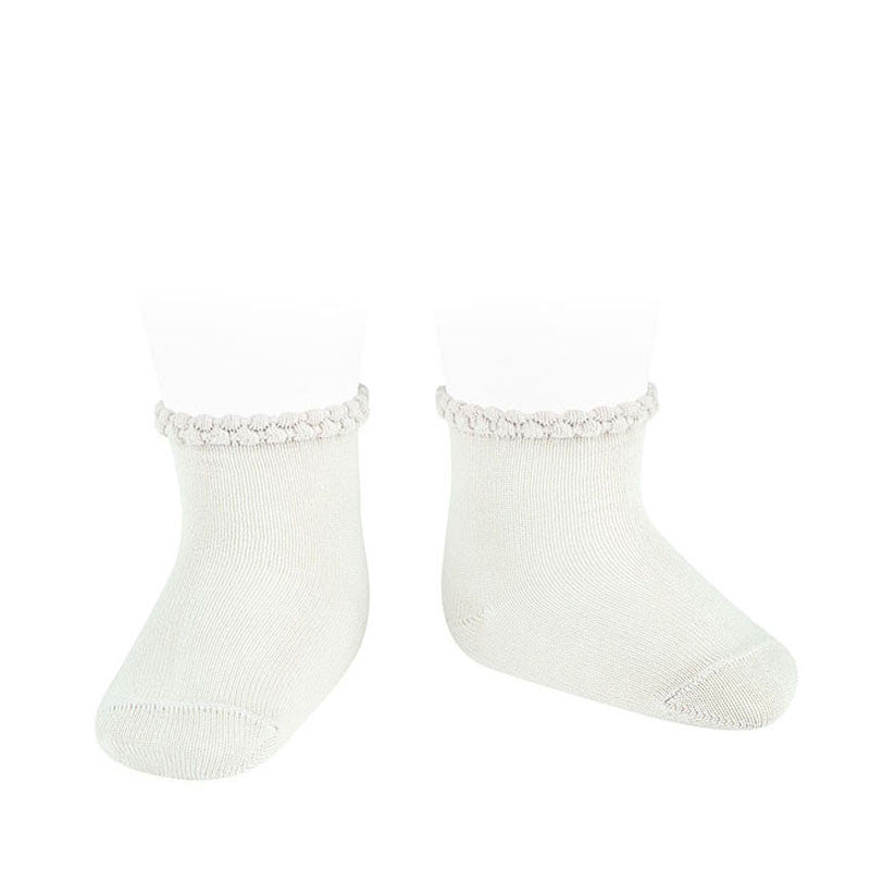 Còndor Short Socks with Patterned Cuff