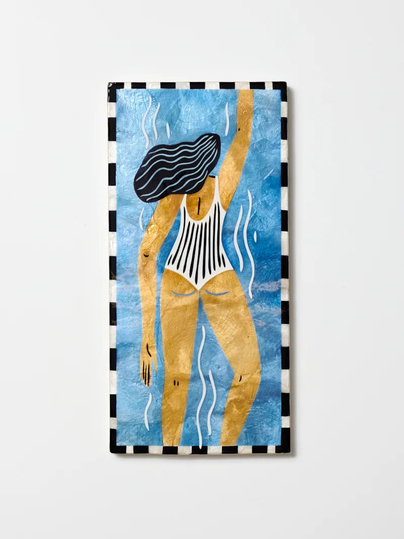 Jones & Co Beach Day Swim Wall Art