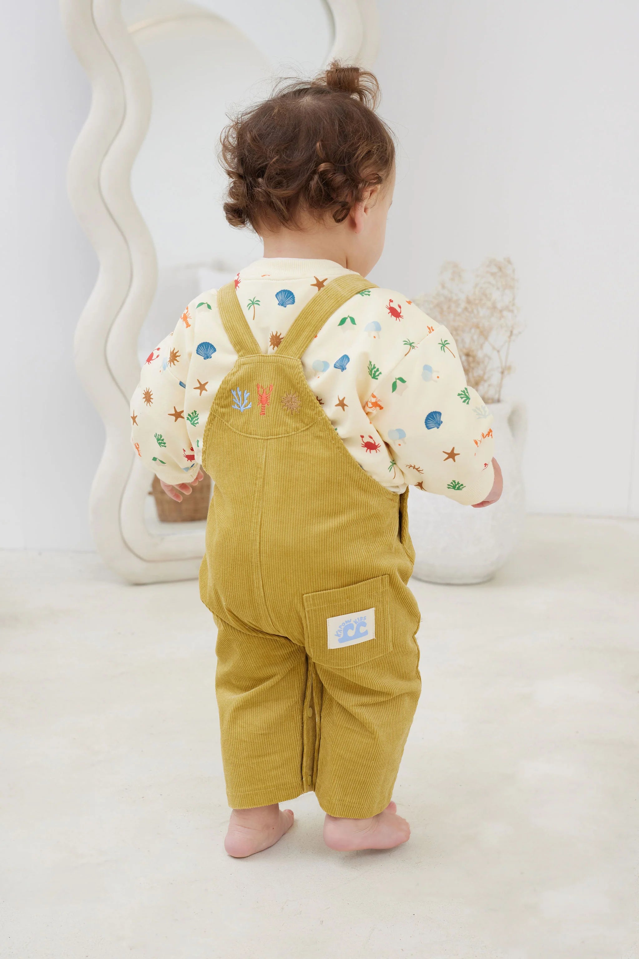 Kapow Kids Sunshine Corduroy Overalls